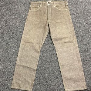 Men’s Brown Levi’s 501 jeans.
